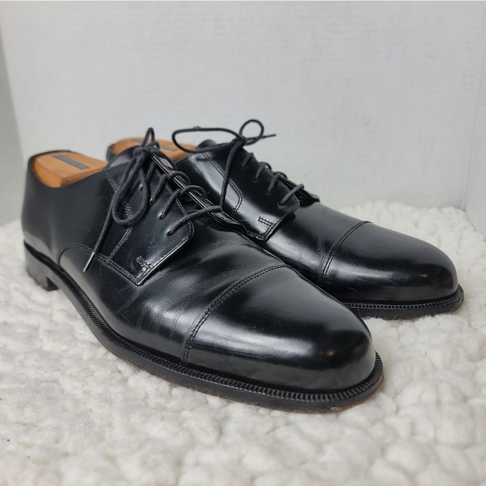 Cole Haan Red Label Men’s 11B Black Cap Toe Oxford Dress Shoes Narrow Width.